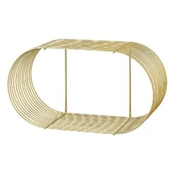 AYTM Curva Shelf Large 61.4 X 33 Cm, Gold