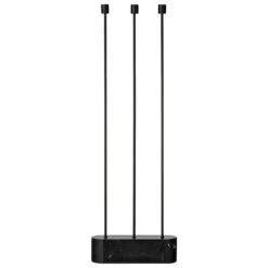 AYTM Grasil Floor Candle Holder, Black/Black