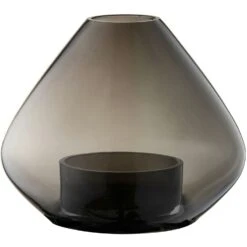 AYTM Uno Candle Holder / Vase Black Ø14,5 Cm