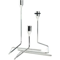 Puzzle Candle Holders 3-pack, Stainless Steel