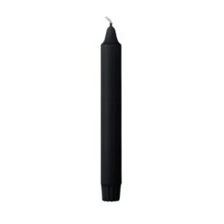 By Lassen Kubus Candles 16 Pcs, Black