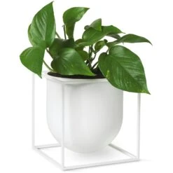 By Lassen Kubus Flowerpot 23, White