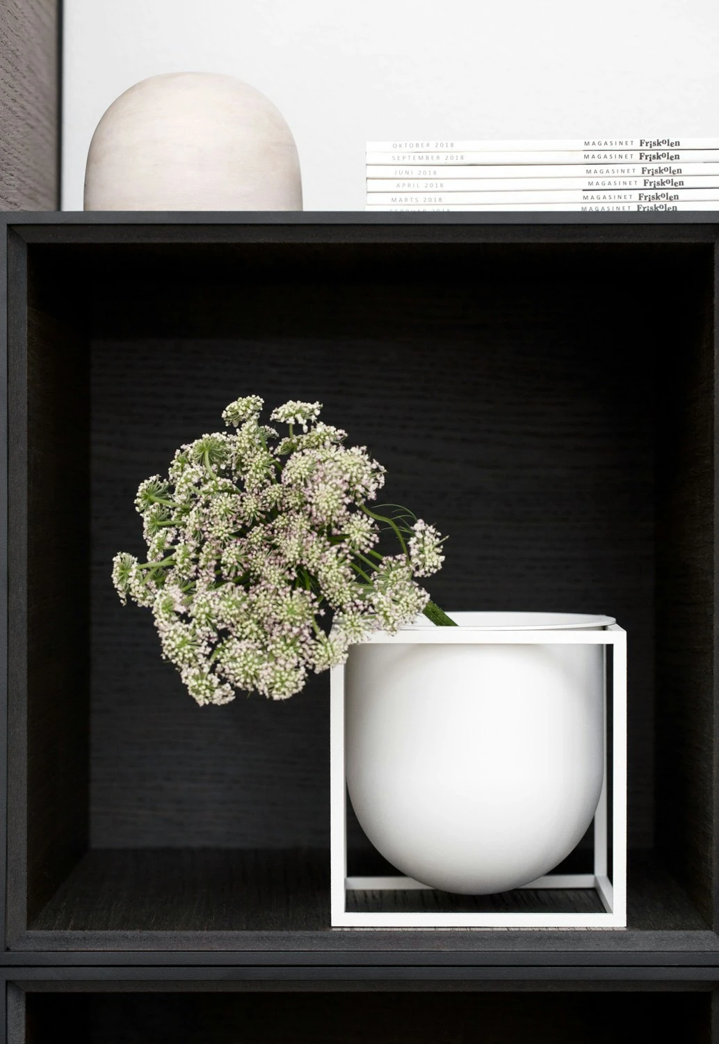 By Lassen Kubus Flower Pot 14, White - Image 3