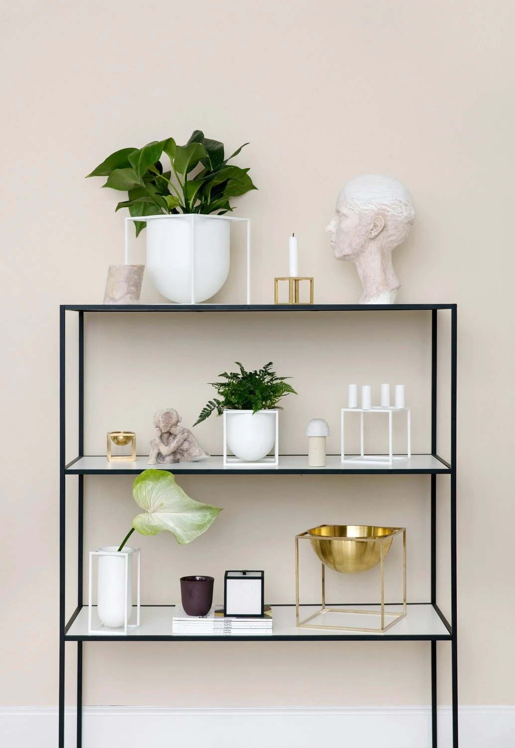 By Lassen Kubus Flower Pot 14, White - Image 4