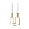By Lassen Line Candle Holder, Brass