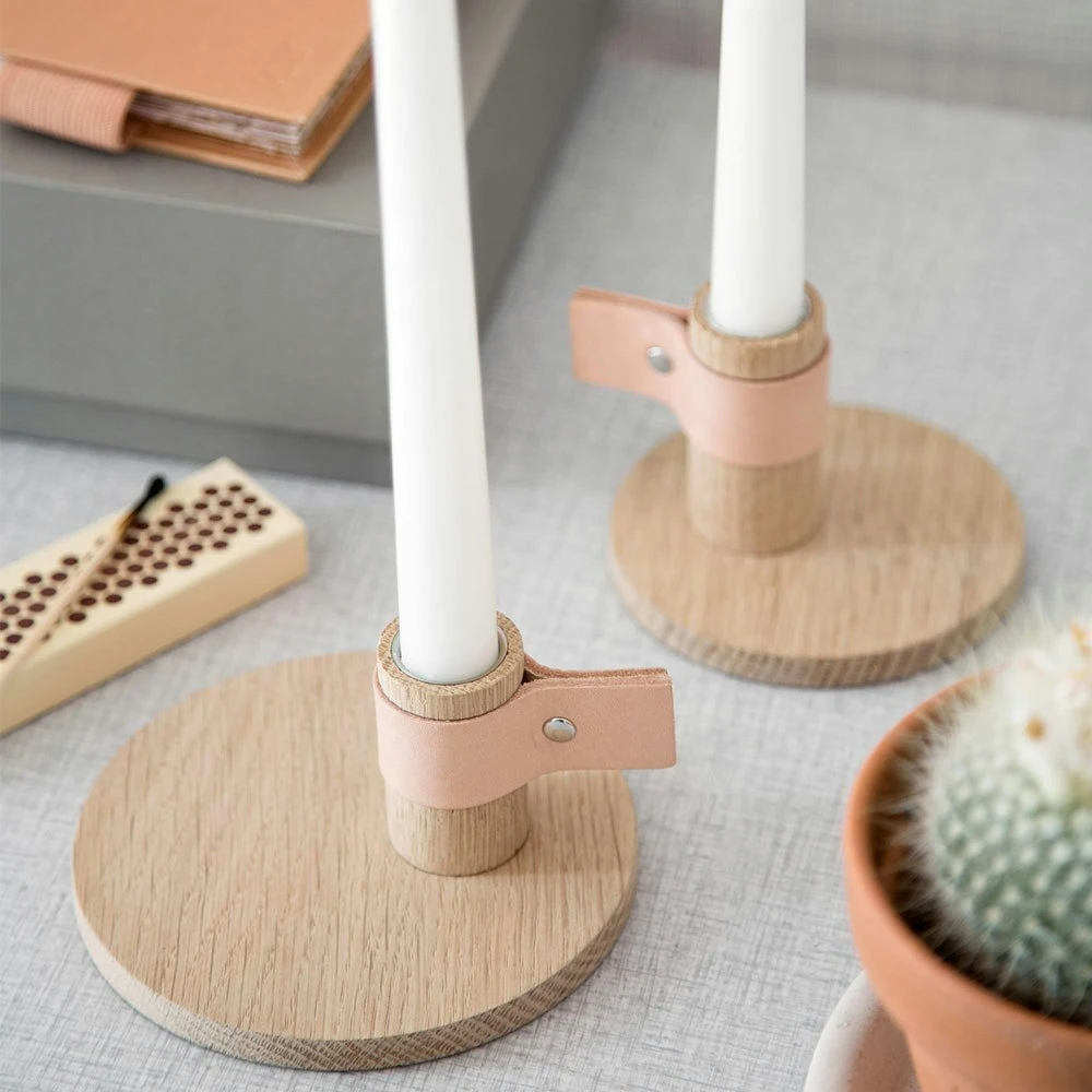 Bright Light Candle Stand L, Nature - Image 3