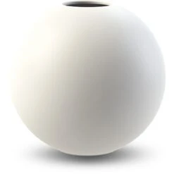 Ball Vase 10 Cm, White