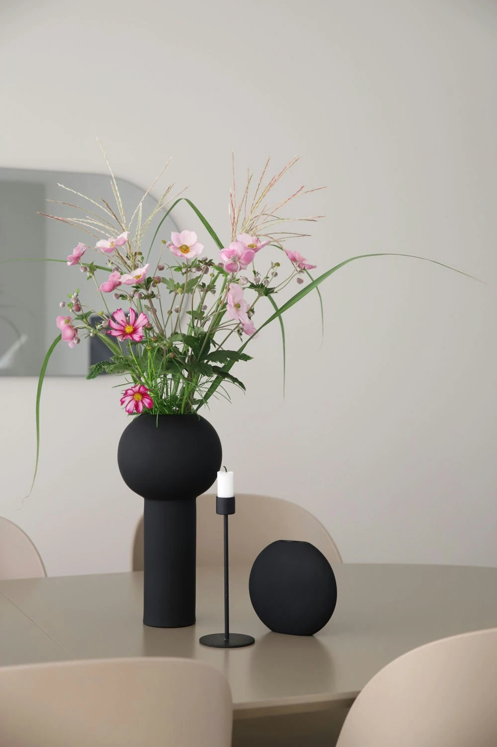 Pastille Vase 15 Cm, Black - Image 2