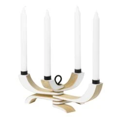 Design House Stockholm Nordic Light Candlestick 4 Arms, White