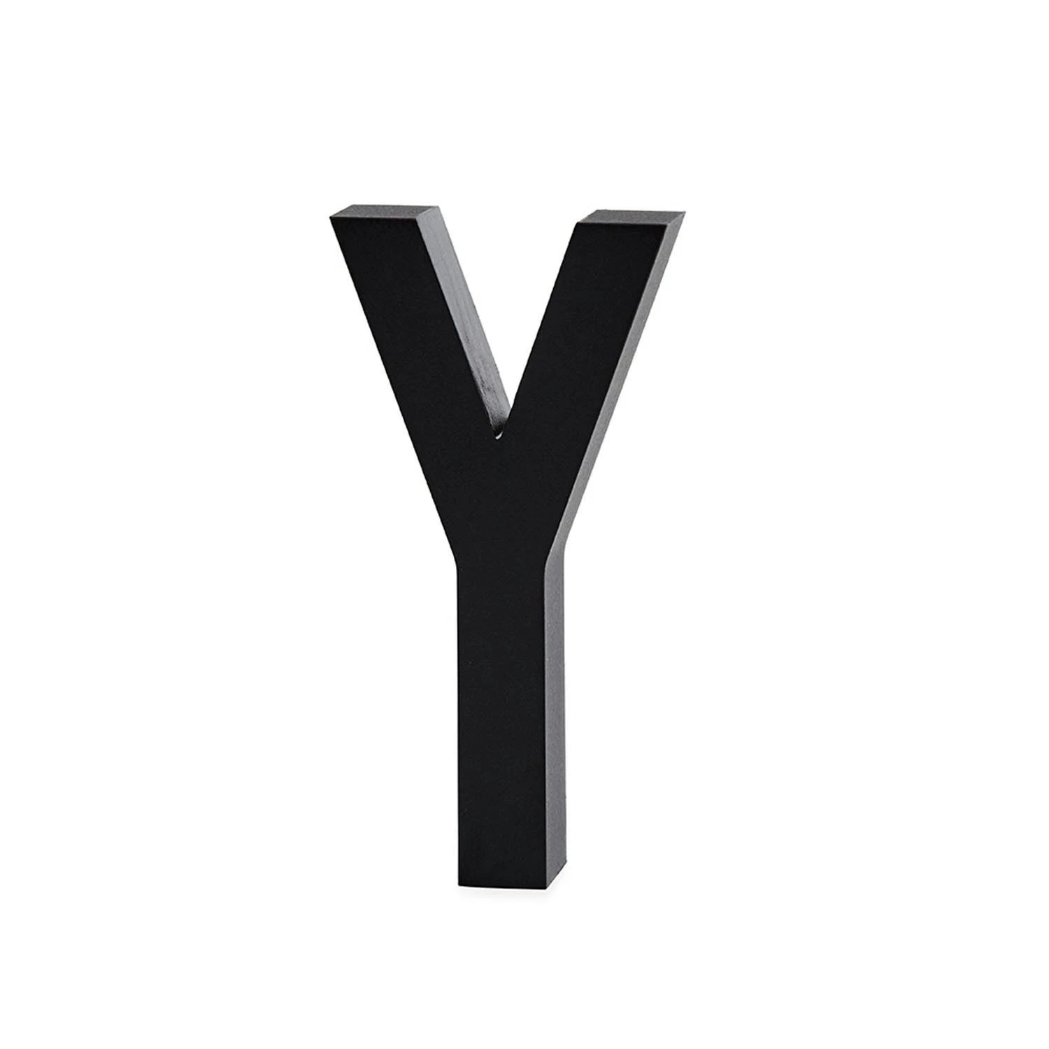Design Letters, Grey Aluminium Letter, Y