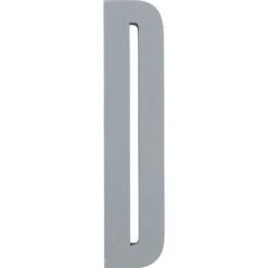Design Letters, Grey Wooden Letter, D