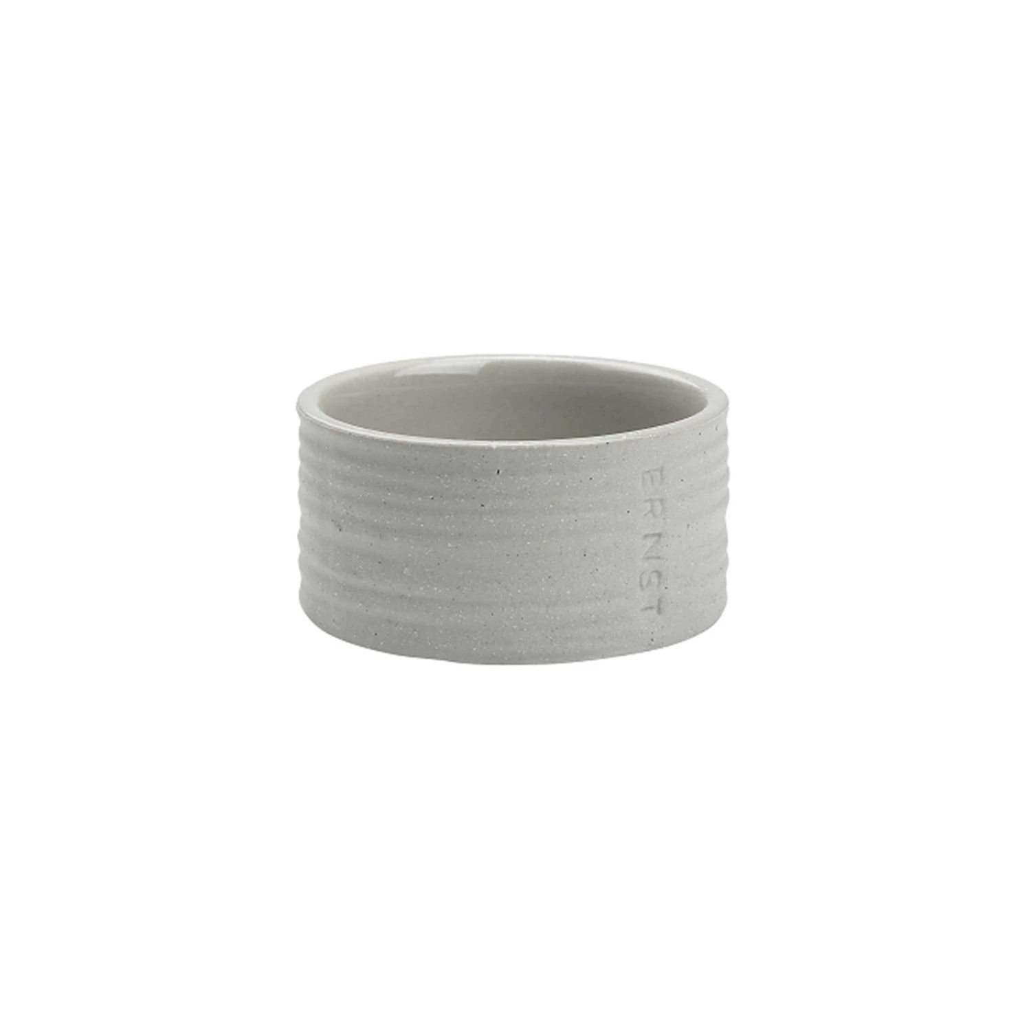 Ernst Candle Holder Stoneware, Grey
