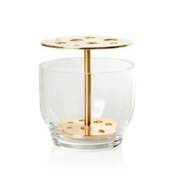 Fritz Hansen Ikebana Small Vase, Brass