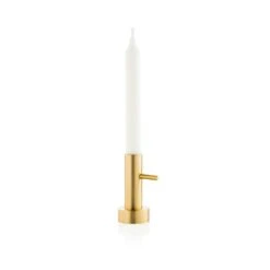 Fritz Hansen Jaime Hayon Candleholder Single No1 H:10.5 Cm, Brass