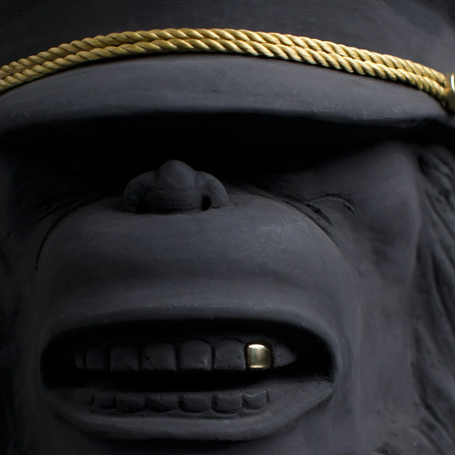 Monkey Face Pot Big, Black - Image 3