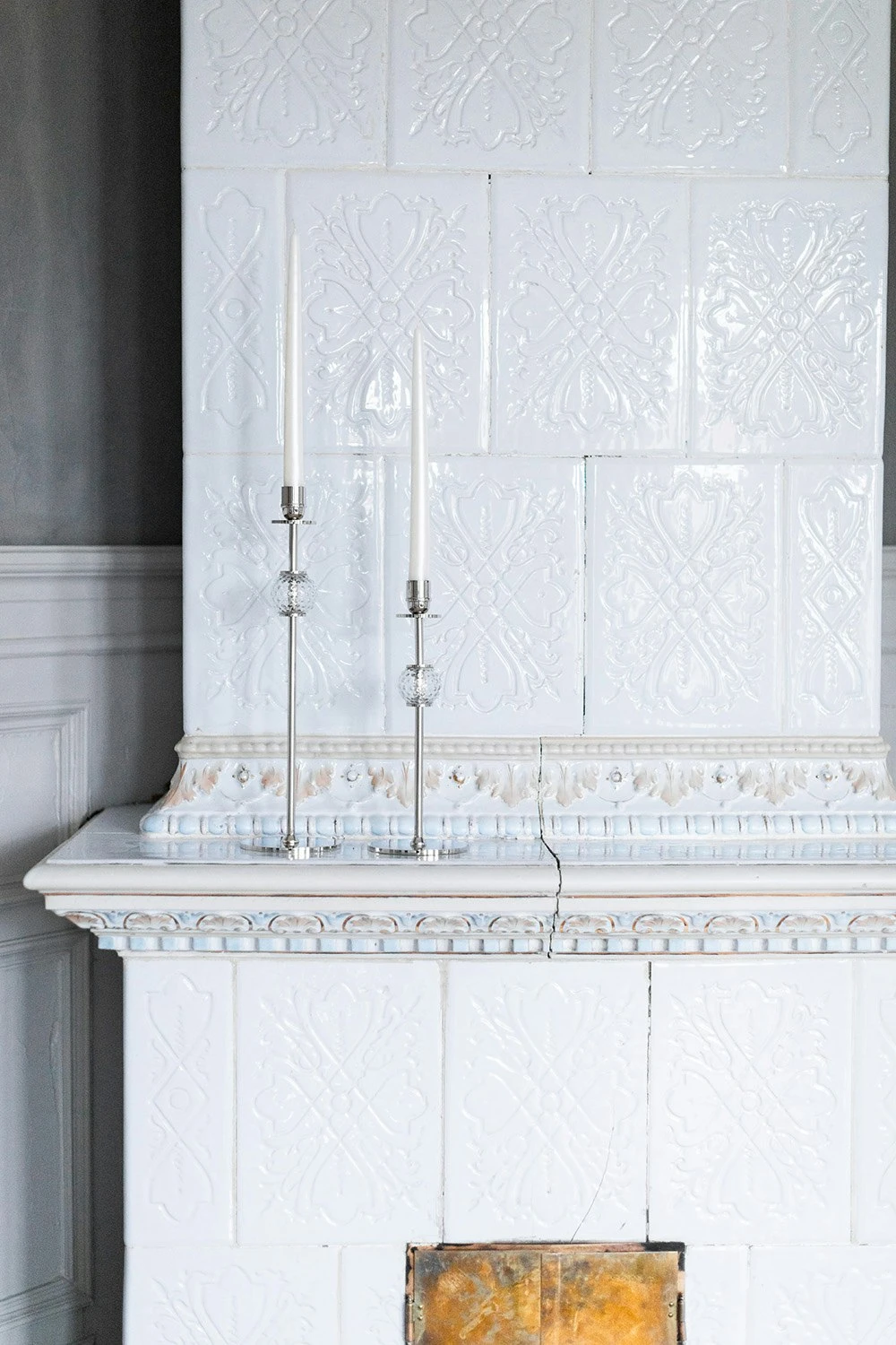 Chiaro Di Luna Candlestick Nickel-plated Brass, 30 Cm - Image 6