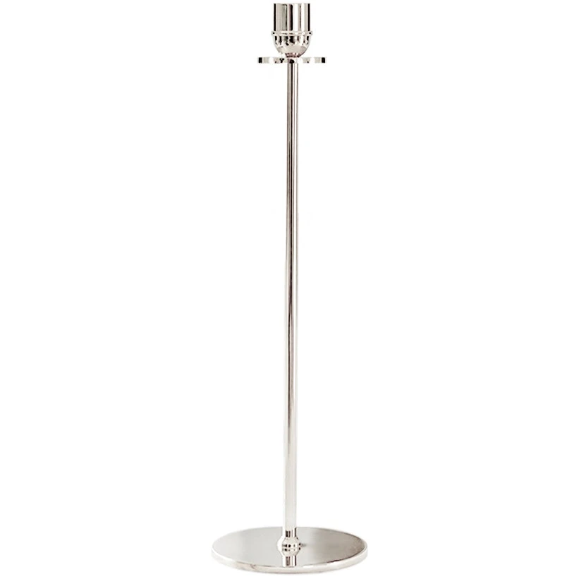 Chiaro Di Luna Candlestick Nickel-plated Brass, 30 Cm