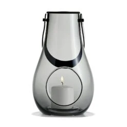 Holmegaard Design With Light Lantern 25 Cm, Smoke