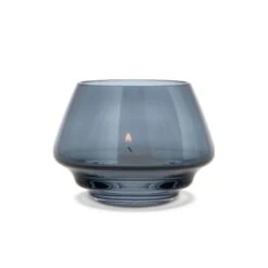Holmegaard Flow Tealight Holder, Blue