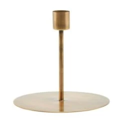 House Doctor Anit Candle Stand 12 Cm, Antique Brass