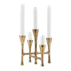 House Doctor Tristy Candle Stand, Brass