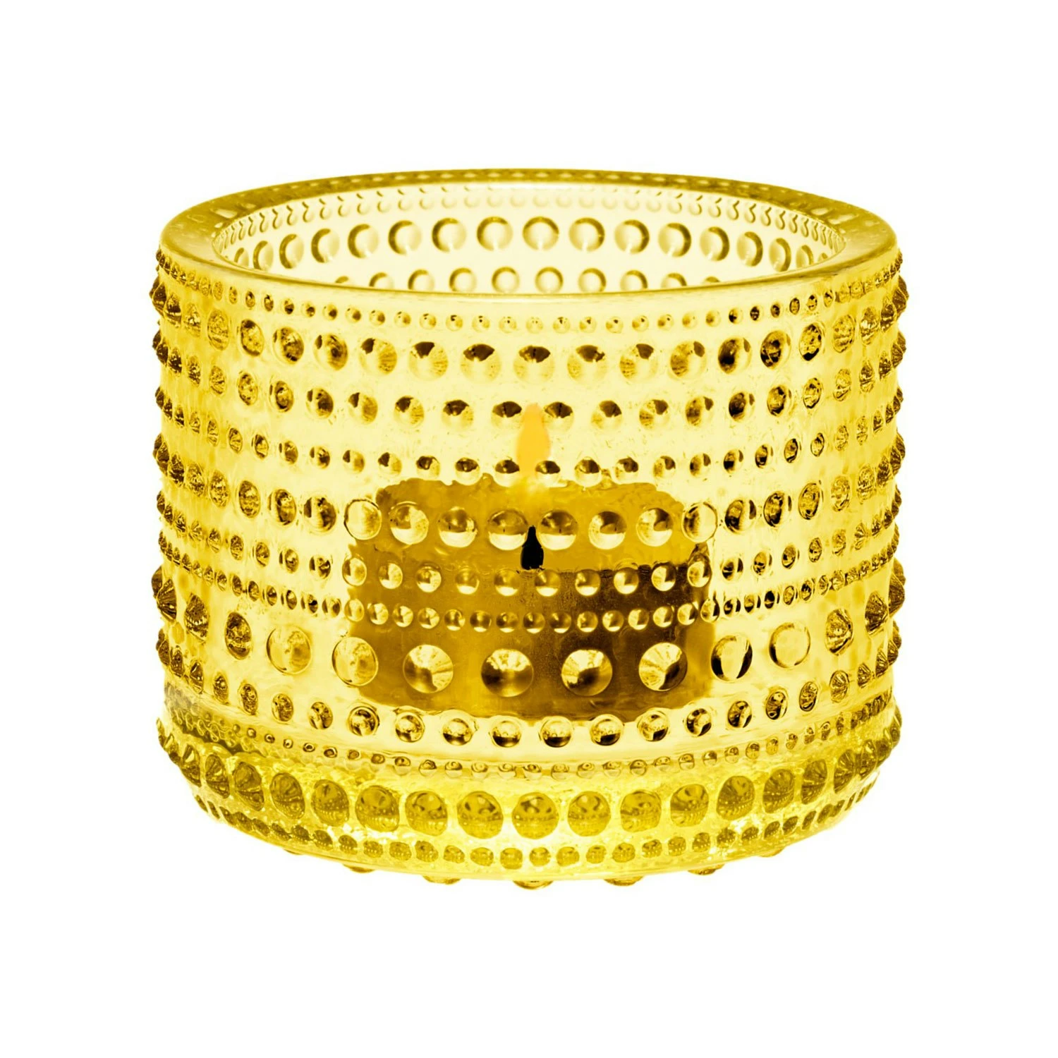 Iittala Kastehelmi Lantern 6,4 Cm, Lemon