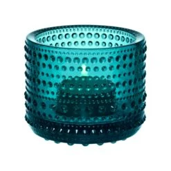 Iittala Kastehelmi Lantern 6,4 Cm, Seablue