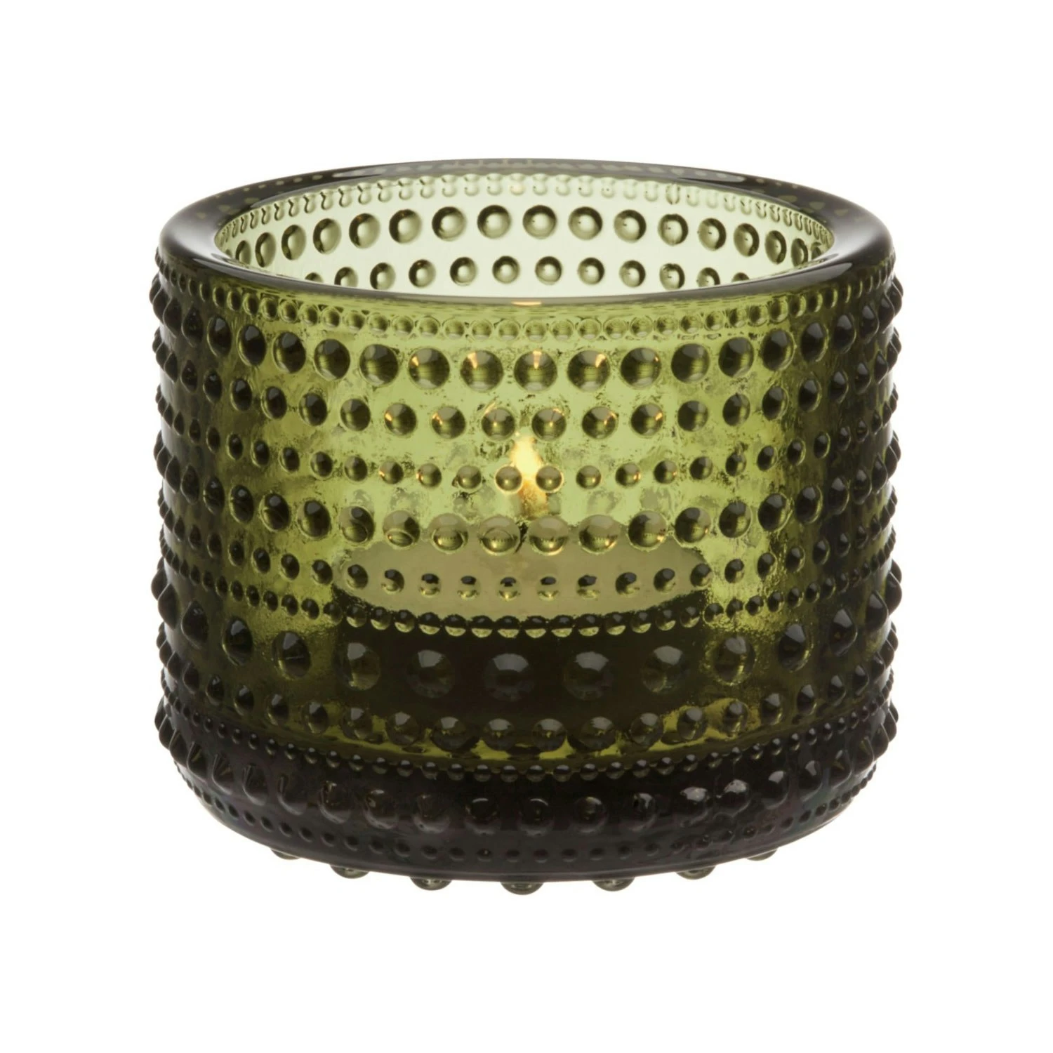 Iittala Kastehelmi Lantern 6,4 Cm, Moss Green