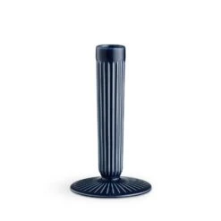 Kähler Hammershøi Candle Holder Indigo, 16 Cm