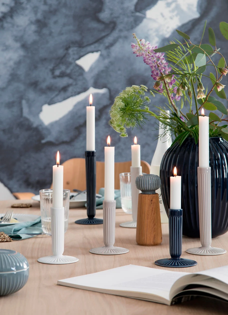 Kähler Hammershøi Candle Holder White, 16 Cm - Image 2