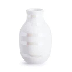 Kähler Omaggio Vase 12,5 Cm, Mother Of Pearl