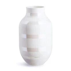 Kähler Omaggio Vase 30,5 Cm, Mother Of Pearl