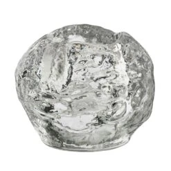 Kosta Boda Snowball Candle Holder, Medium