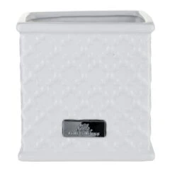 Patia Flower Pot Small, White