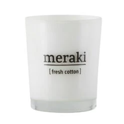 Meraki Scented Candle 5,5x6,7 Cm Fresh Cotton