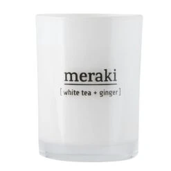 Meraki Scented Candle L White Tea & Ginger