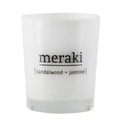 Meraki Scented Candle 5,5x6,7 Cm Sandalwood & Jasmine