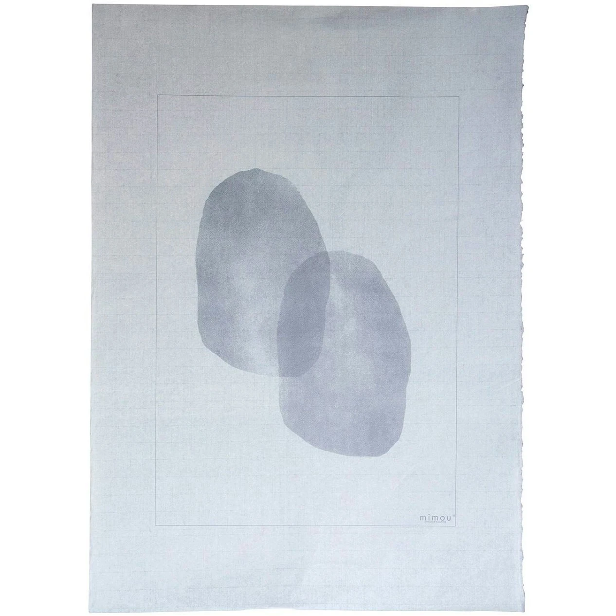 Color Smudge Poster 50x70 Cm, Grey