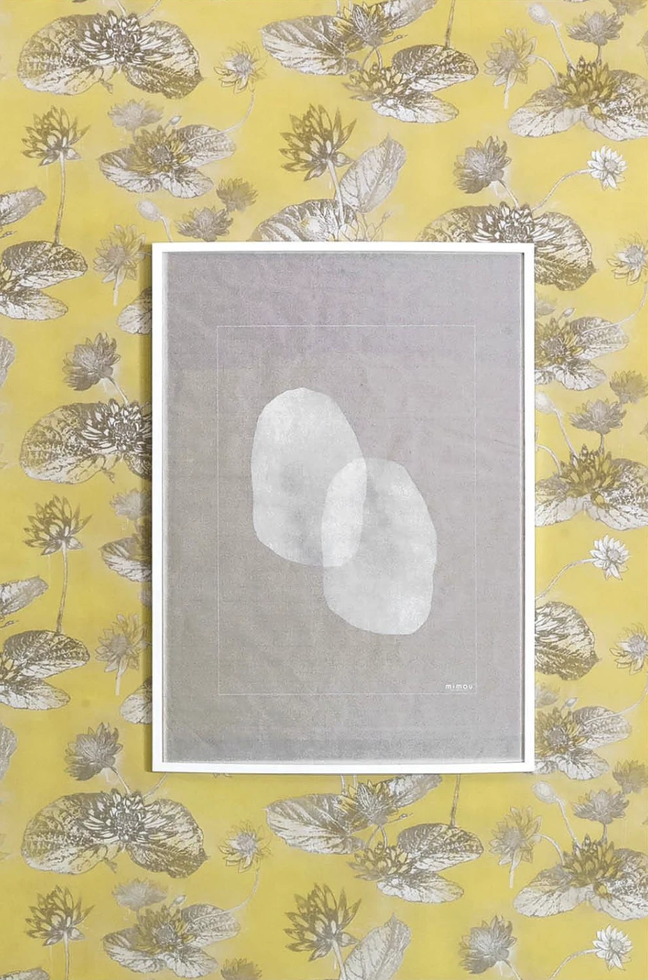 Color Smudge Poster 50x70 Cm, White - Image 3