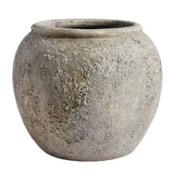Muubs Luna Decorative Pot Grey, 25 Cm