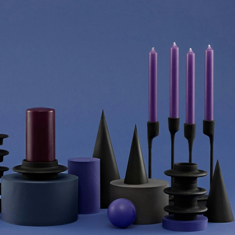 Normann Copenhagen Heima Candle Holder Black - Image 4