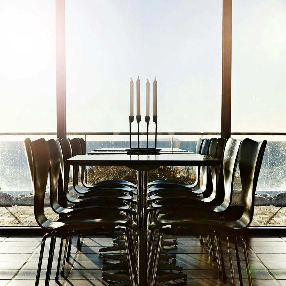 Normann Copenhagen Heima Candle Holder Black - Image 6