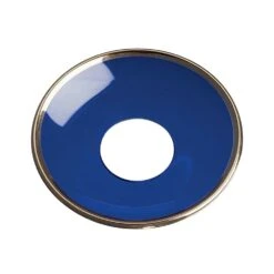 Candle Ring, Blue/Gold Border