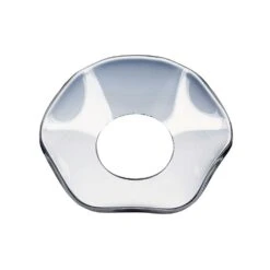 Wavy Candle Ring Ø 5,5 Cm, Clear