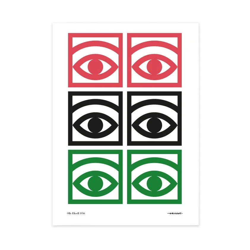 Ögon Colour Poster 50x70 Cm