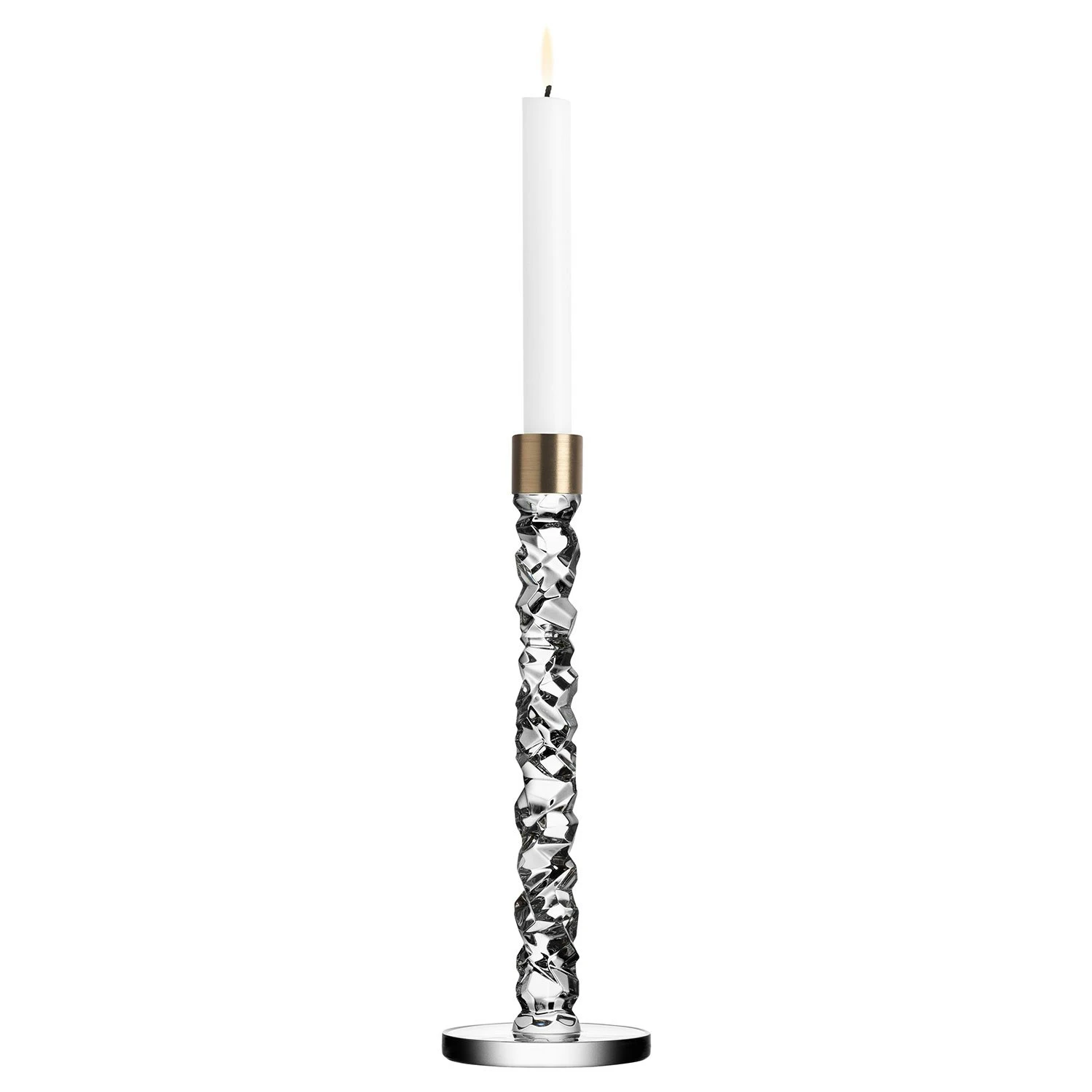 Orrefors Carat Candle Holder, 297 Mm