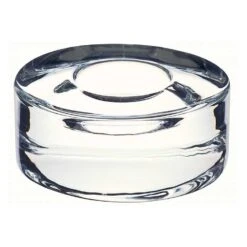 Orrefors Puck Candle Holder, Clear