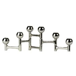 Pols Potten Folding Round Candleholder, Nickel