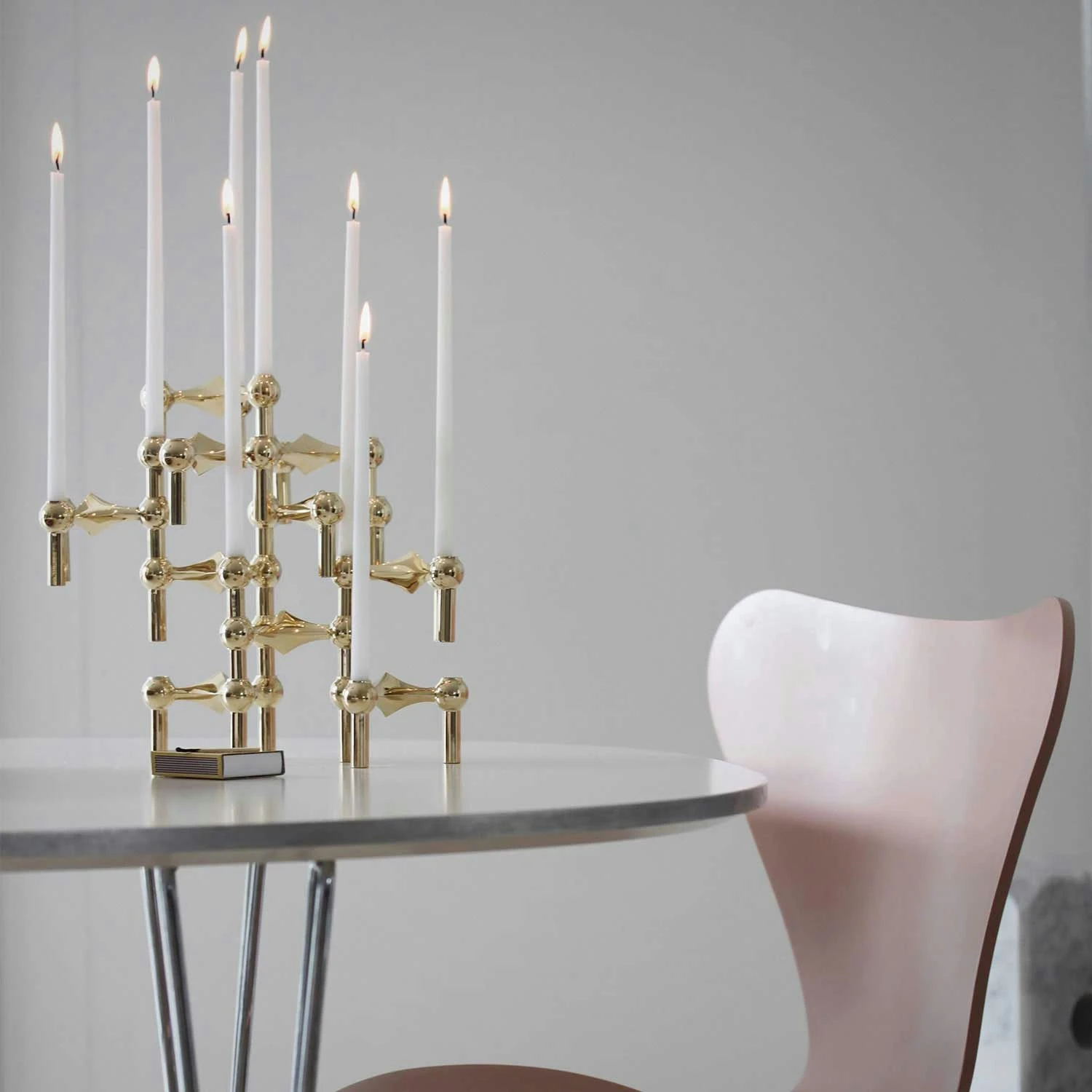 Nagel Taper Candles 12-Pack, Anthracite - Image 3