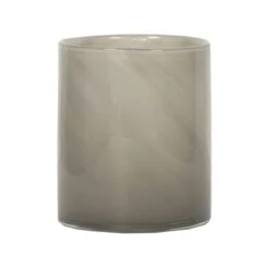 Lyric Candle Holder M, Warm Grey